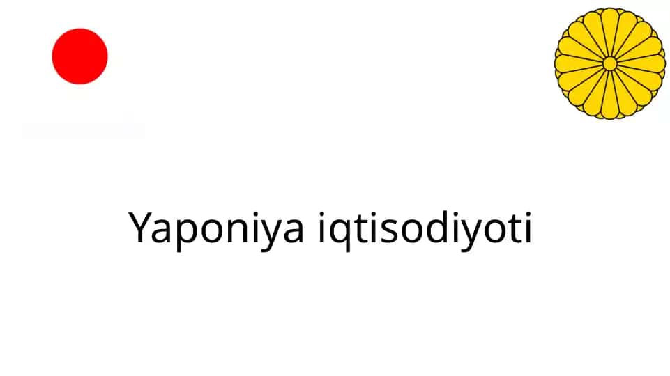 Yaponiya iqtisodiyoti