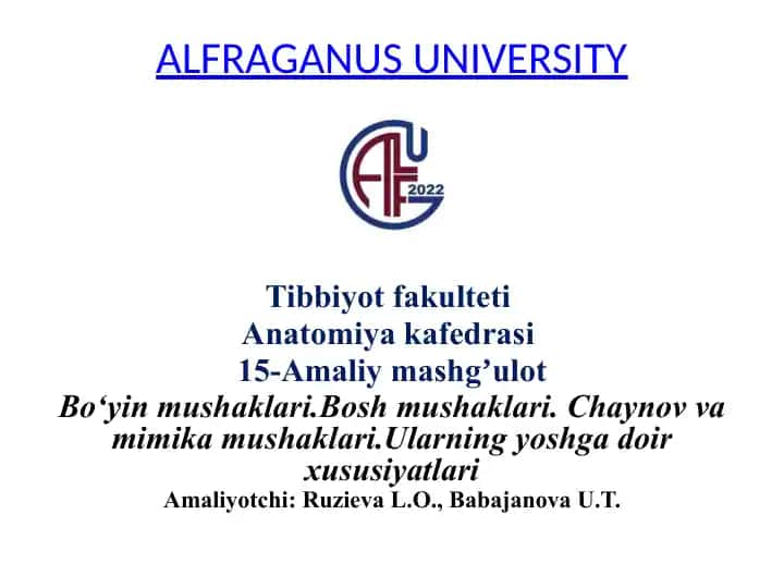 Аnatomiyakafedrasi