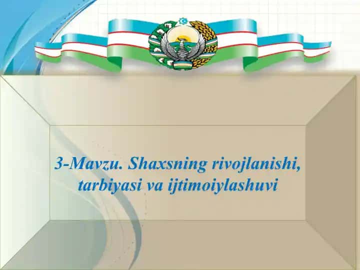 Pedagogika bo'yicha Blits-savollar