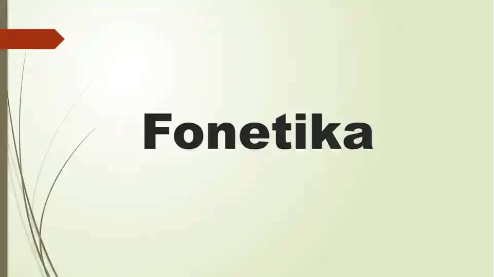 Fonetika