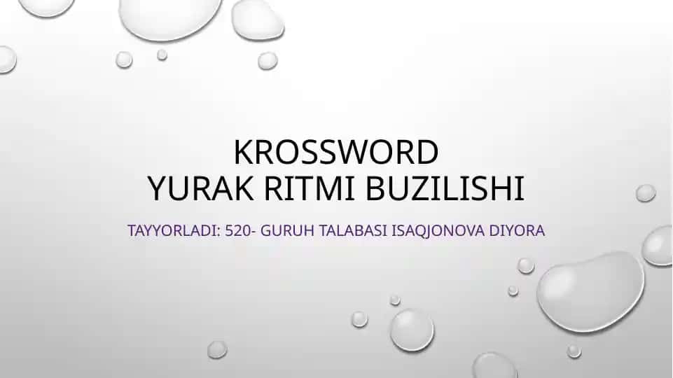 KROSSWORD