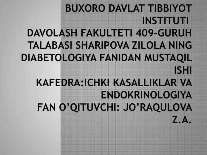Gestatsiondiabet