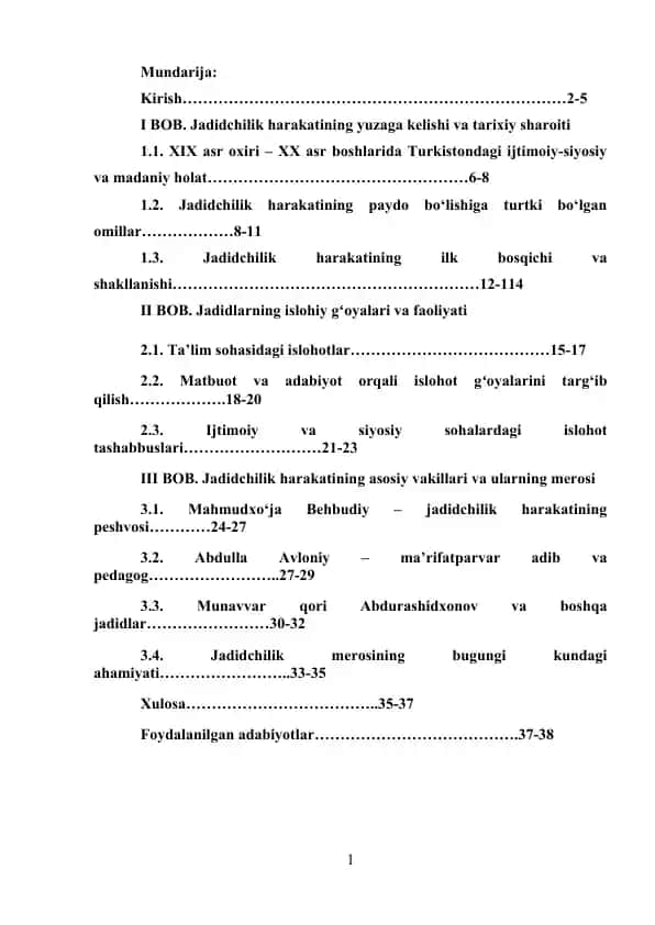 XIX asr oxiri – XX asr boshlarida Turkistondagi ijtimoiy-siyosiy va madaniy holat