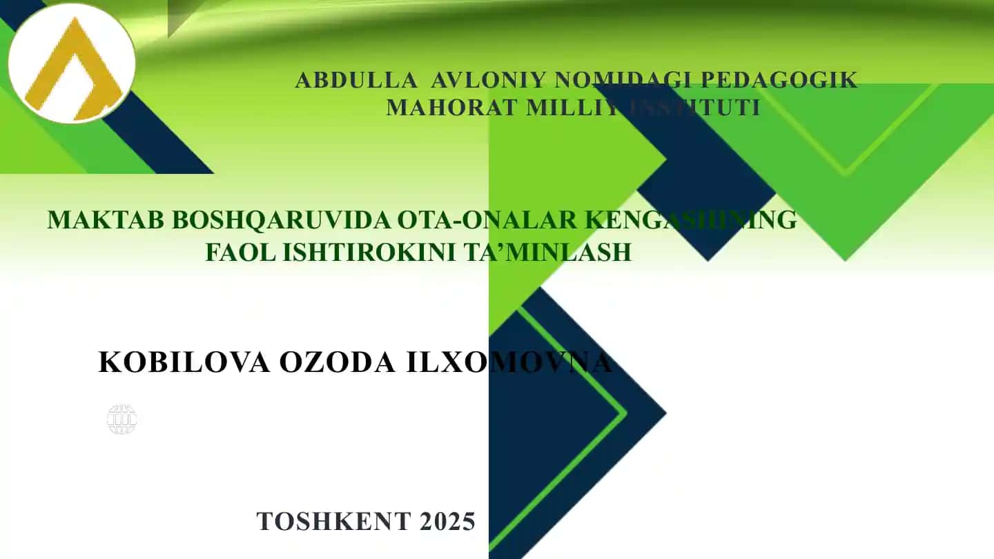 MAVZUGA OID ME’YORIY HUQUQIY HUJJATLAR TAHLILI