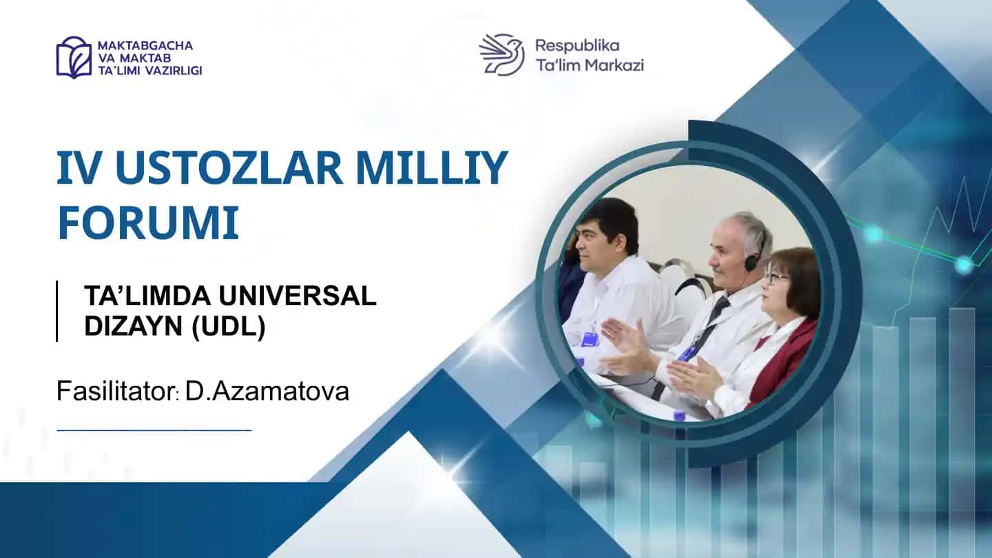 Ta’limda Universal Dizayn (UDL)