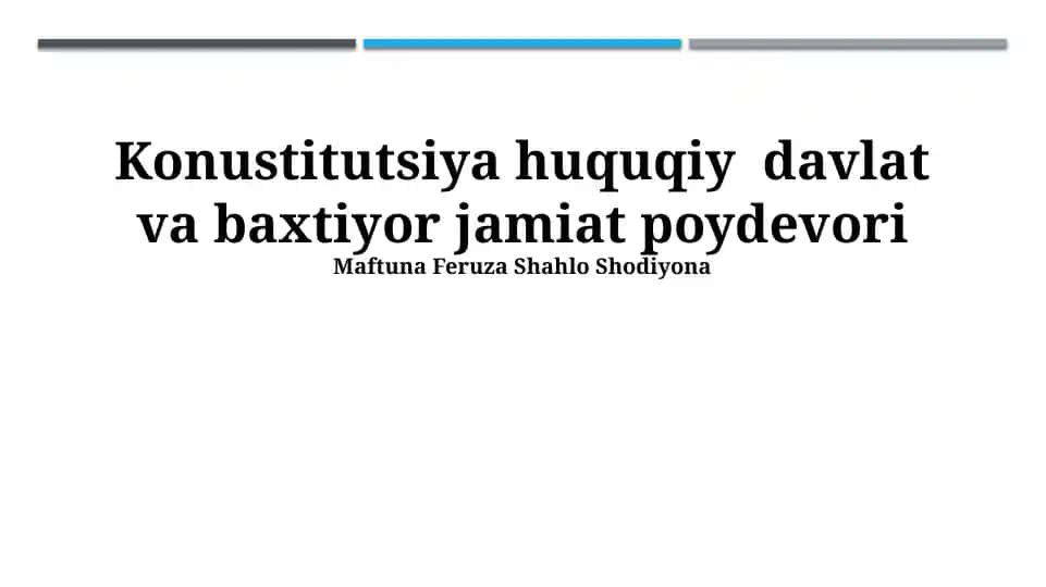Konstitutsiya