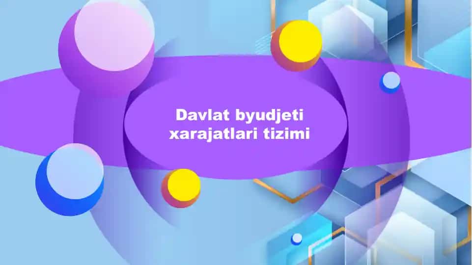 Davlat Byudjeti Xarajatlari Tizimi