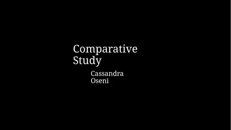 Comparative Study