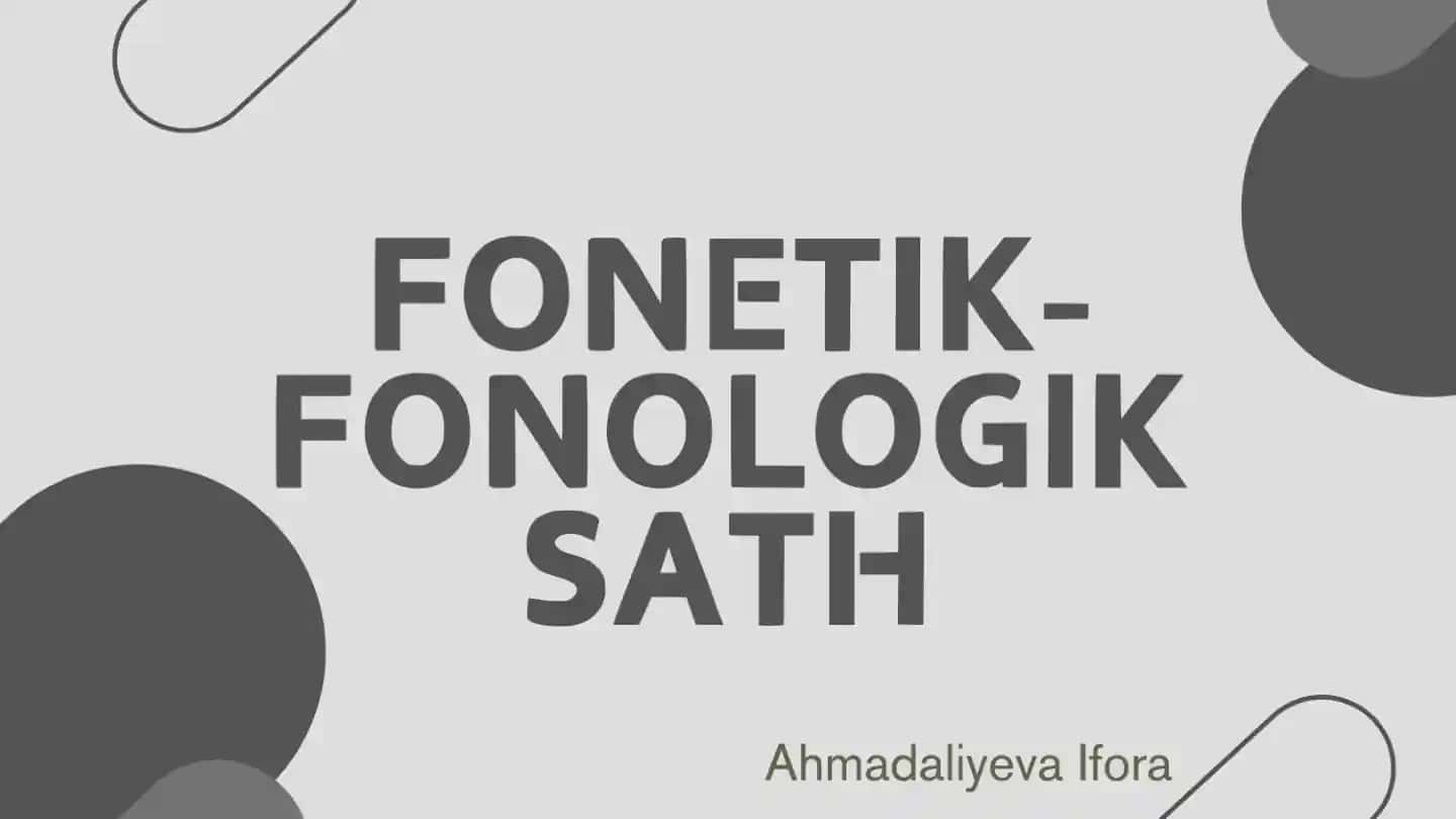 Fonetik-fonologik sath