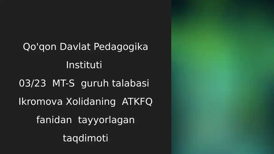 Kompyuter grafikasi turlari