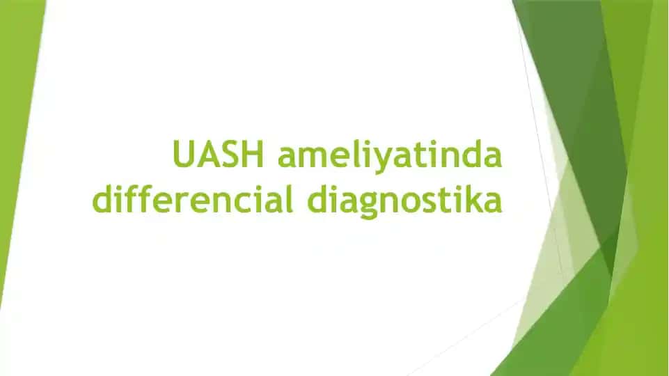 UASH ameliyatinda differencial diagnostika
