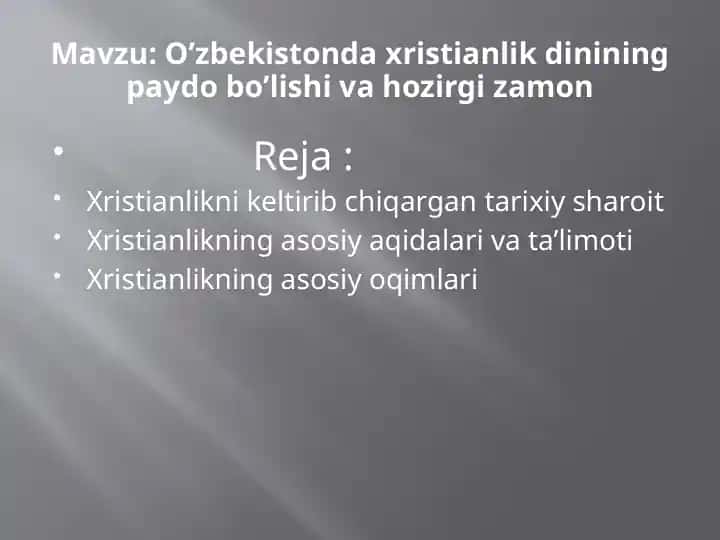 Xristianlik va Judaizmdan ortiq