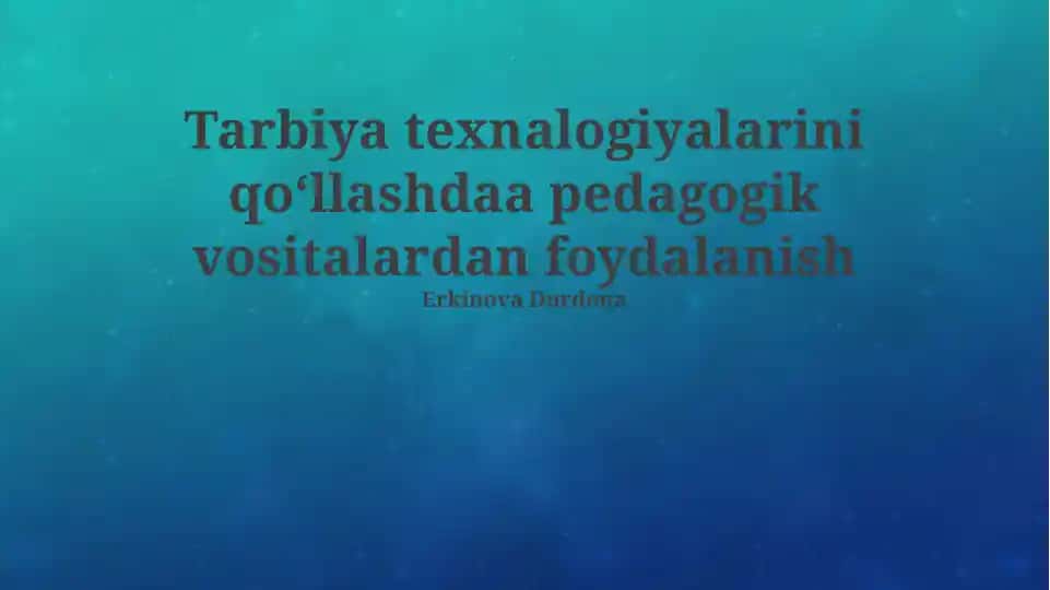 Baholovchi Tizimlar