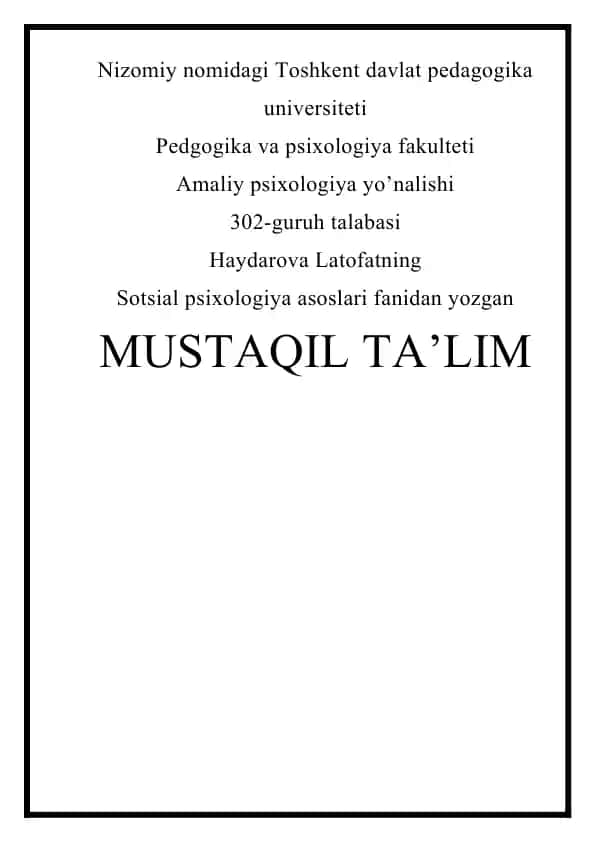 Guruh tuzishning determinantlari