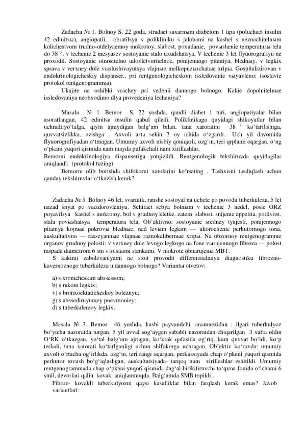 Qandli diabet 1-turi bilan asosiy ko'rish usullari