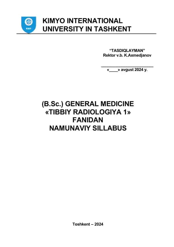 Tibbiy Radiologiya 1