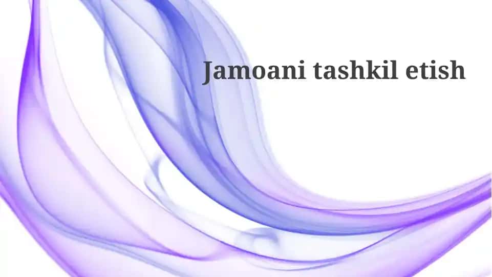 Jamoanitashkiletish