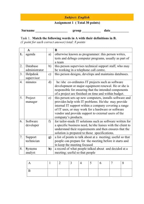 Assignment 1 ( Total 30 points)