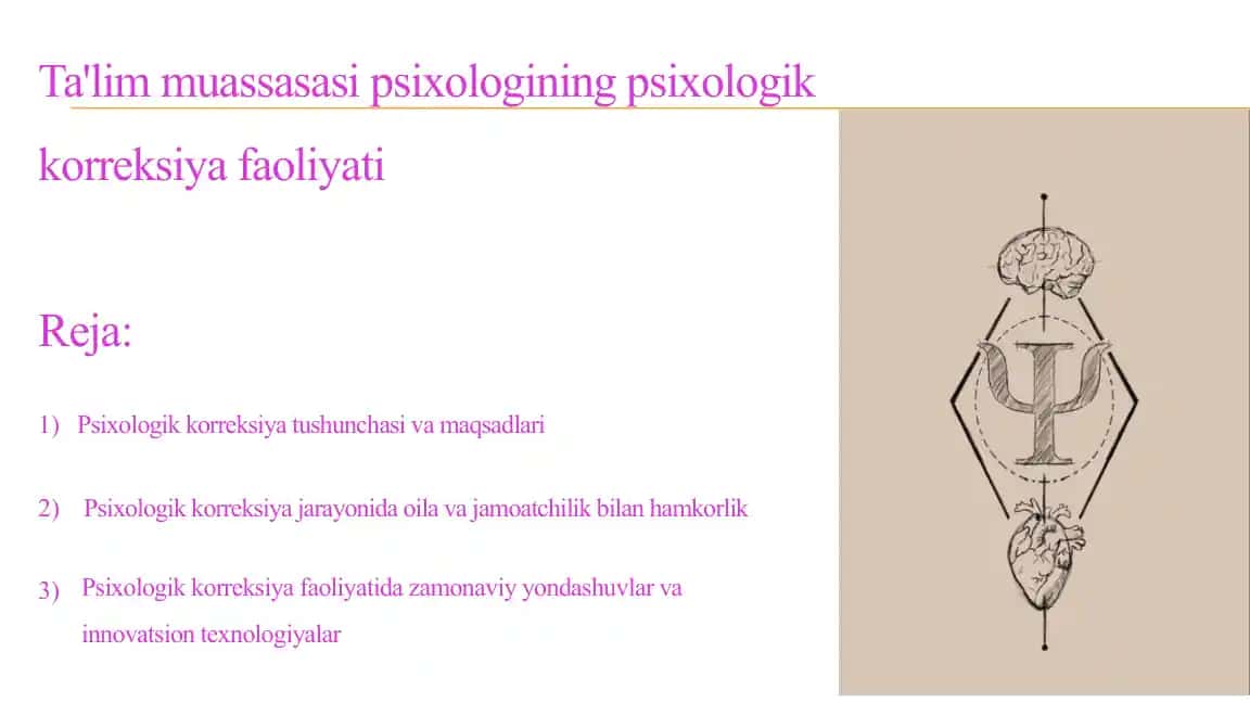 Psixologik Korreksiya Faoliyati