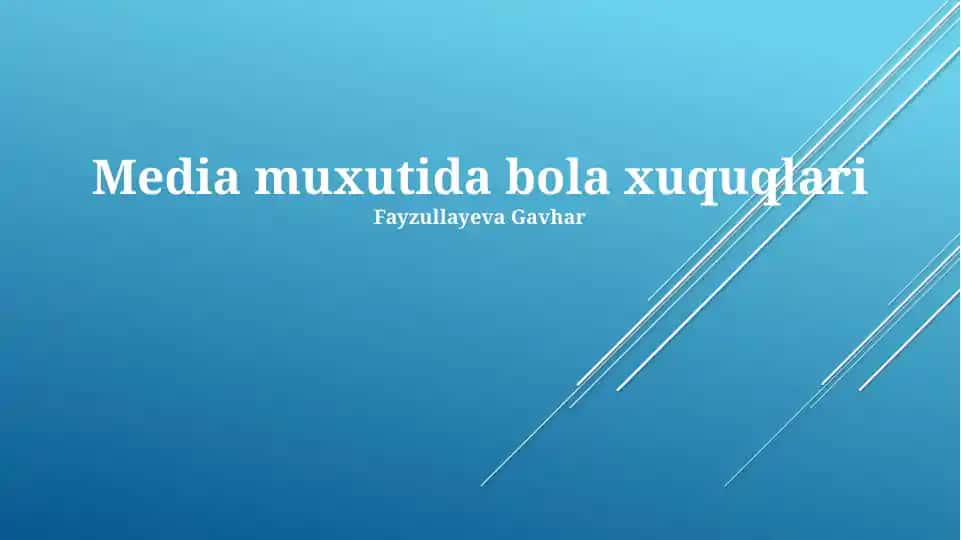 Media muxutida bola xuquqlari