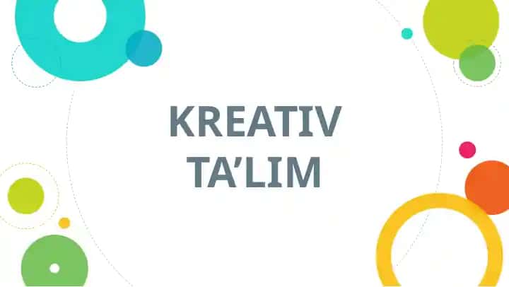 KREATIV TA’LIM