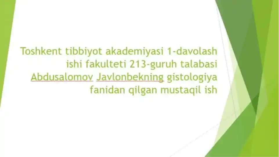 Eshitishning Sitologik mexanizmi