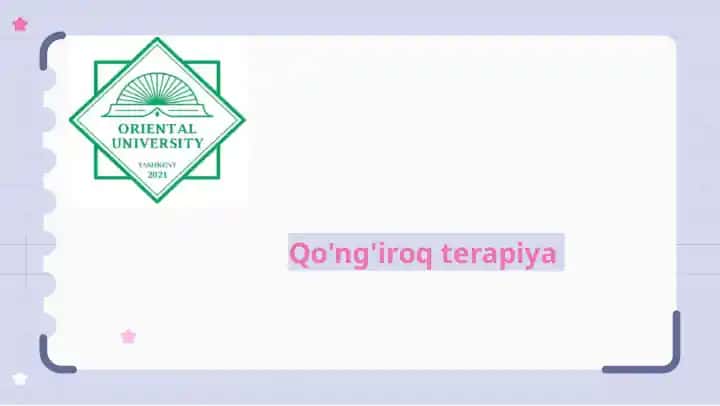 Qo'ng'iroq terapiya