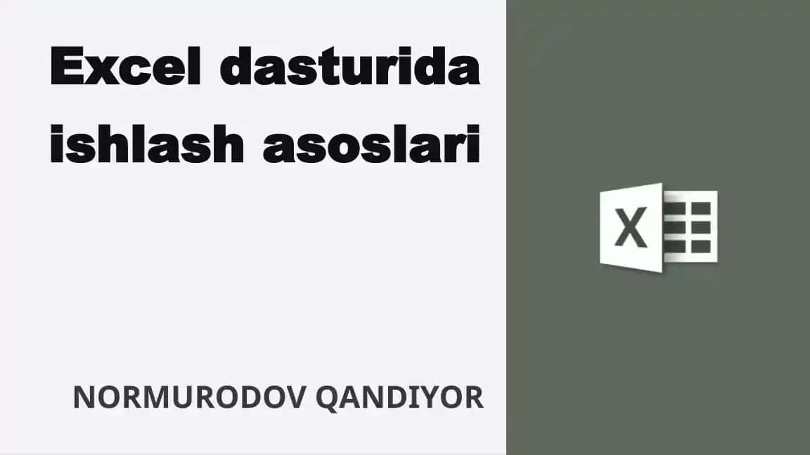 Excel dasturi