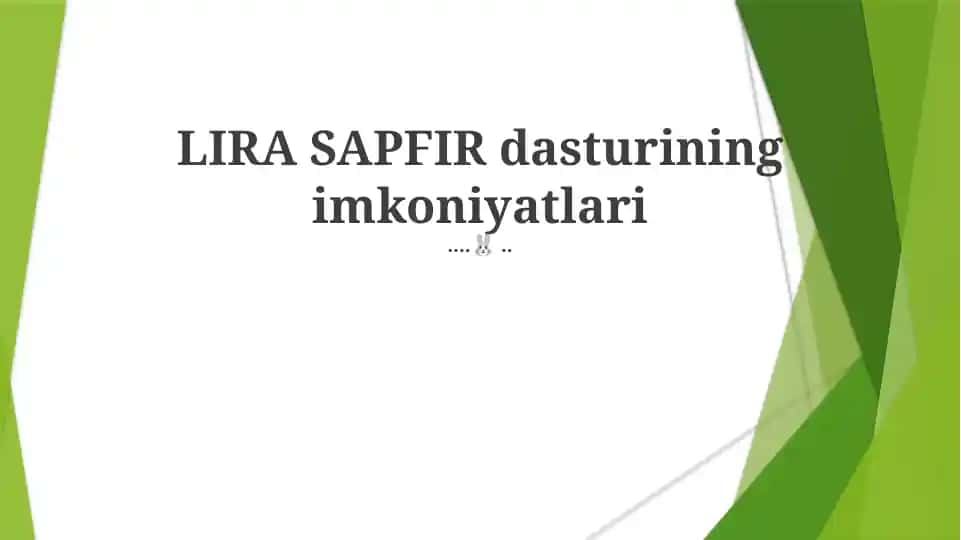 LIRA SAPFIR