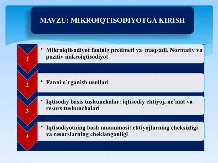Mahsulot nomi: Tovarlar va Xizmatlarning Iqtisodiyot Asoslari