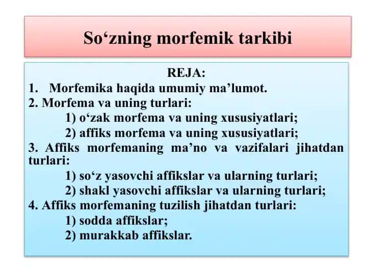 Morfemika