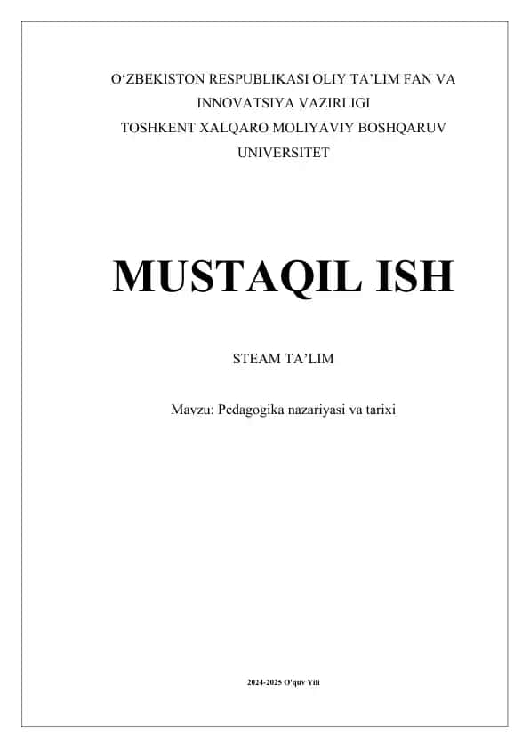 STEAM Ta'lim