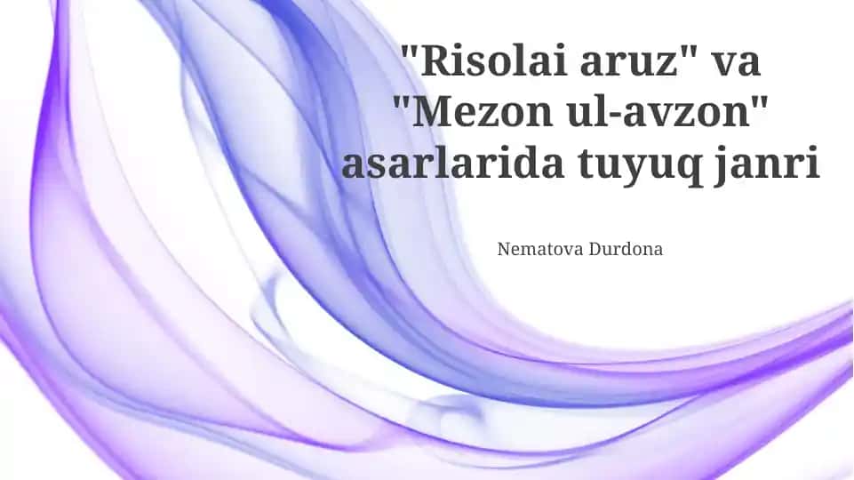 Mezon ul-Avzoniy