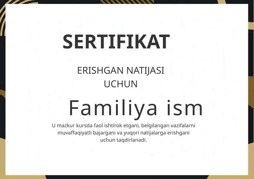 SERTIFIKAT
