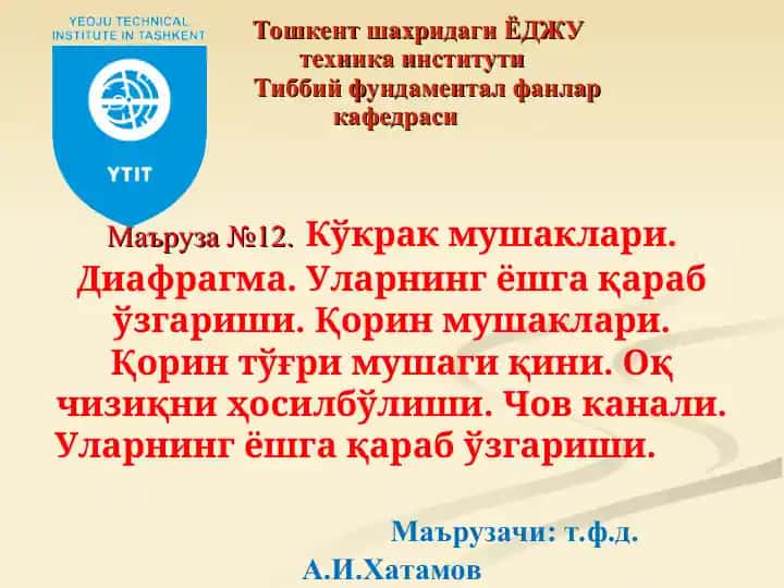 Кўкрак мушаклари