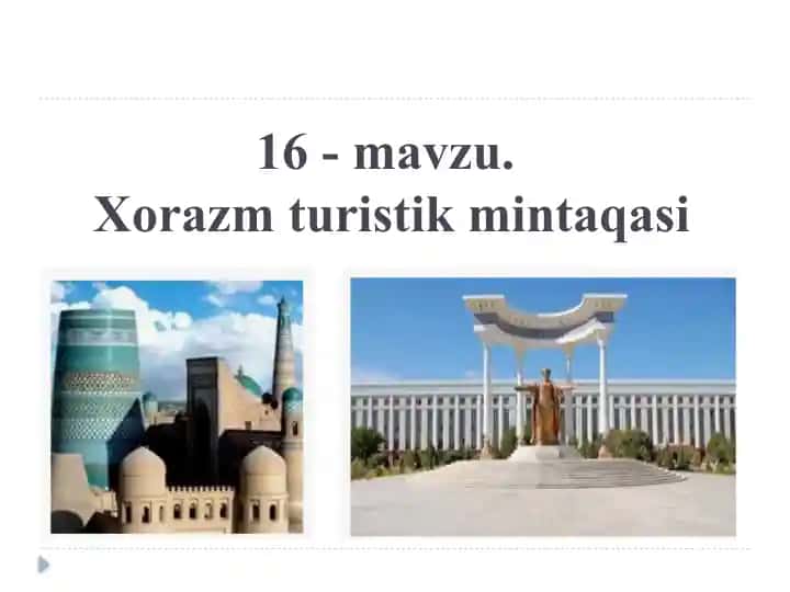 Xorazm turistik mintaqasi