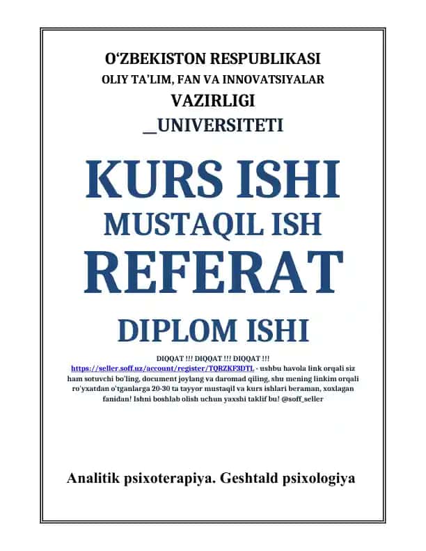Analitik psixoterapiya va Gestalt psixologiya