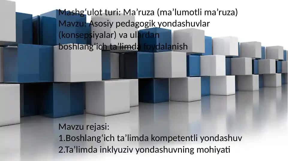 Pedagogik konseptsiyalar