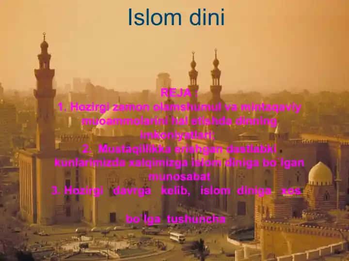 Islom dini