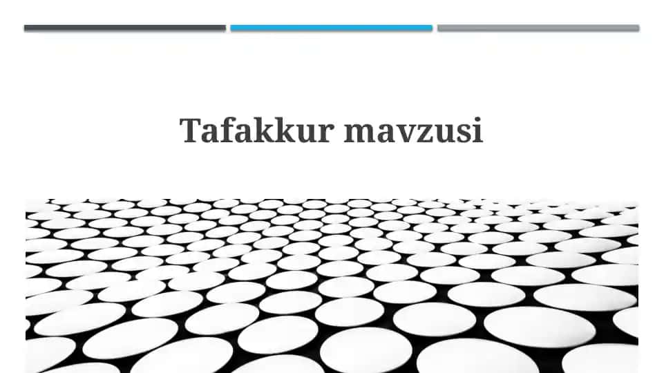 Tafakkurmavzusi