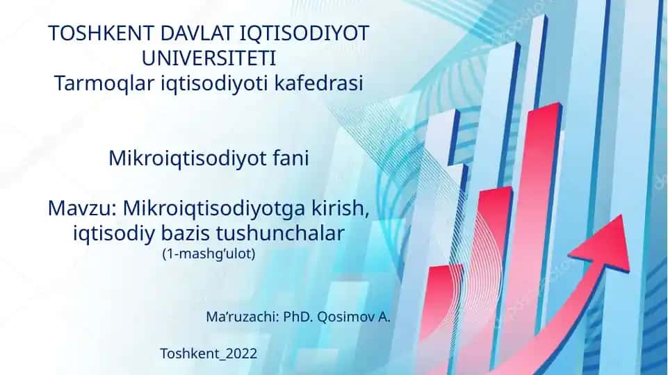 Mikroiqtisodiyot fani