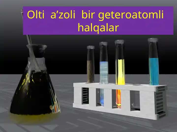 Geterosiklik birikmalar