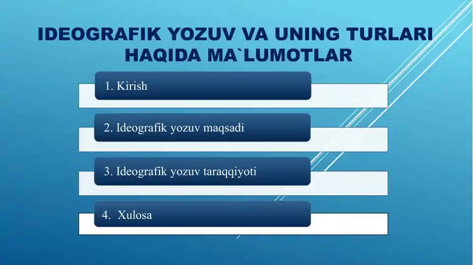 Ideografik yozuv