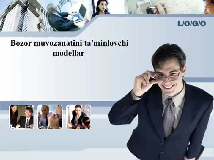 Bozor muvozanatini ta'minlovchi modellar
