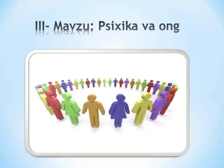 Psixika va ong