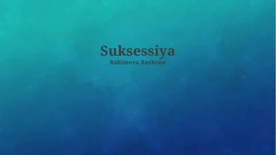 Suksessiya