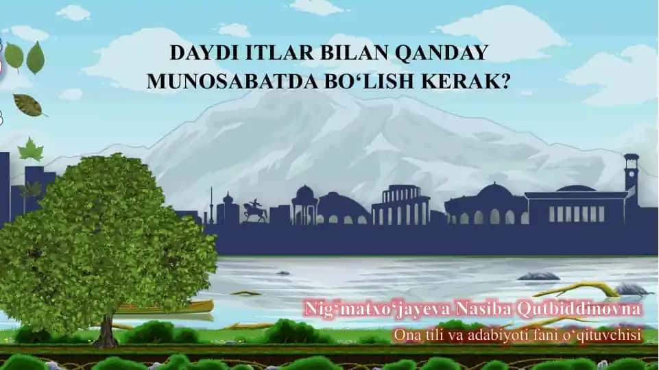 DAYDI ITLAR BILAN QANDAY MUNOSABATDA BO‘LISH KERAK?