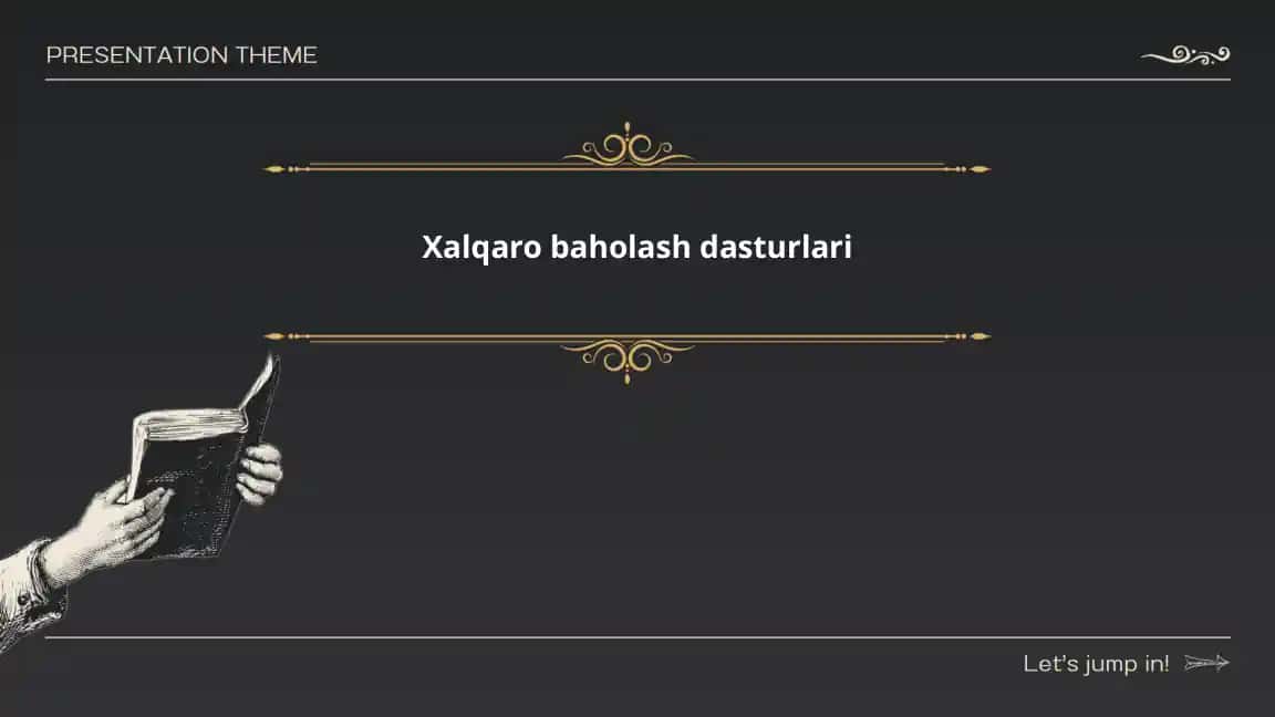Xalqaro baholash dasturlari