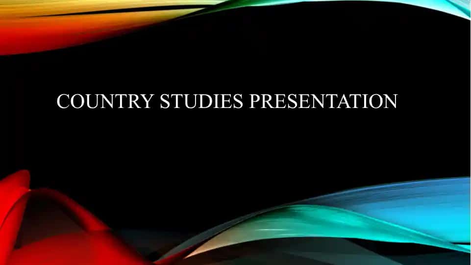 Country studies presentation
