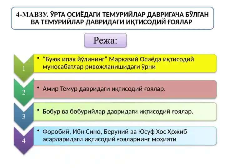 Ортa век Тоқсониғмa намуналaри